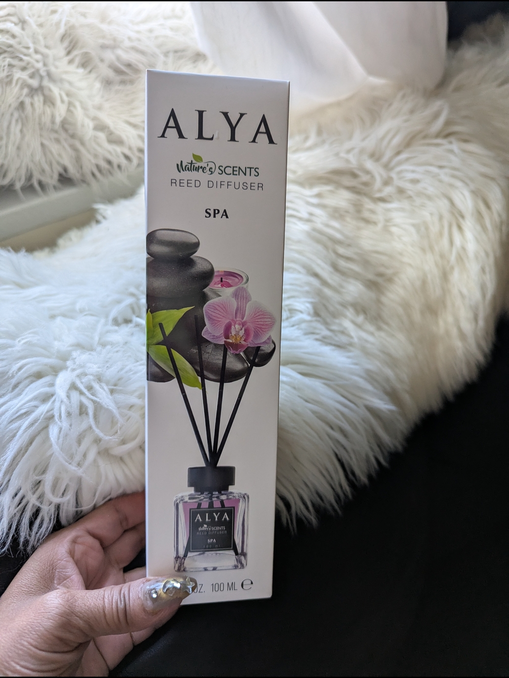 ALYA Spa Reed Diffuser - Pink & Black